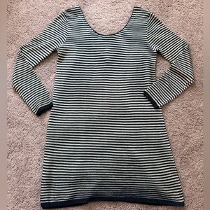 Striped sweater dress